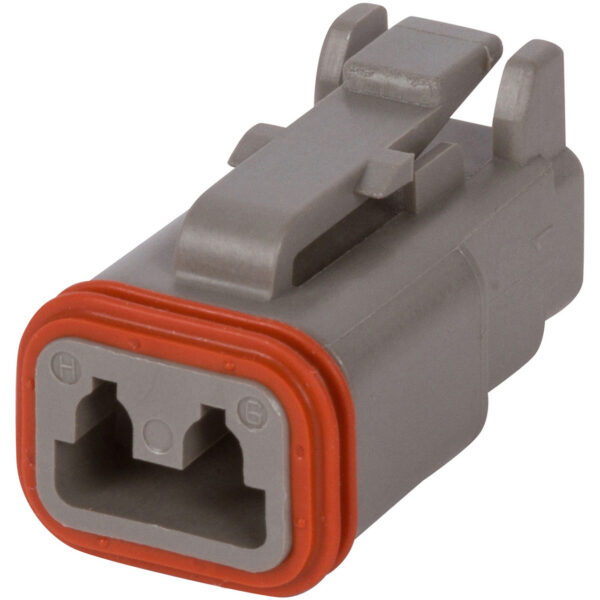 Deutsch DT 2 Way Gray Plug Connector