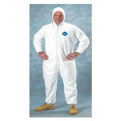 Tyvek® Disposable Coveralls Attached Hood, Elastic Wrist & Ankles