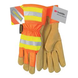 Luminator Grain Pigskin Fleeced Lined Leather Palm Gloves