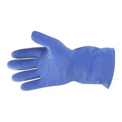 18-Mil Blue Flock Lined Latex Gloves
