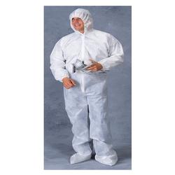 Polypropylene Disposable Coveralls Attached Hood, Boots & Elastic Wrist