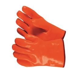 Hi-Viz Orange Insulated 12” PVC Gloves