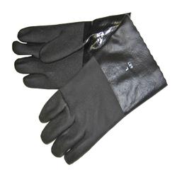 Double Dip Black PVC Coated Gloves