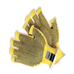 Kevlar® Fingerless PVC Dots Knit Gloves