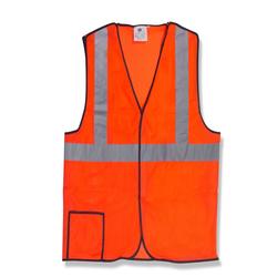 Class 2 Orange Mesh Breakaway Safety Vests